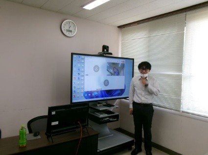 オンラインでの研修の様子